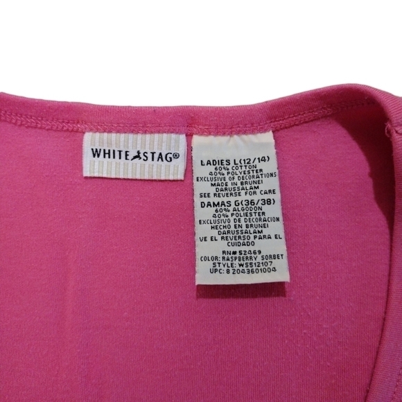 WHITE Stag Sleeveless Jersey's 2 pieces - Picture 6 of 7